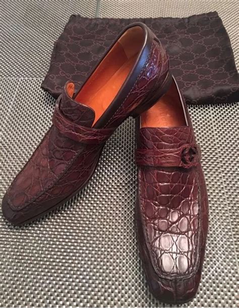 gucci shoes crocodile